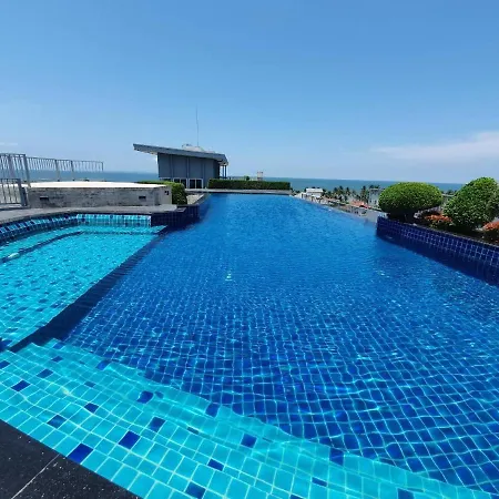 The Patio Condo คอนโดวิวทะเล Floor 6 Bang Saen Exterior photo